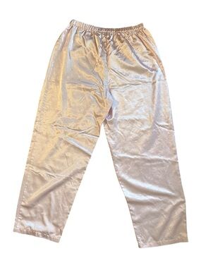 Vintage Victorias Secret Gold Label Satin Champagne Pink Pajama Pants- Size L